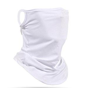 고품질 여름 목토시 넥워머 자외선차단 귀걸이형 골프 화이트 등산마스크 라이딩마스크 (WFHZIH9)