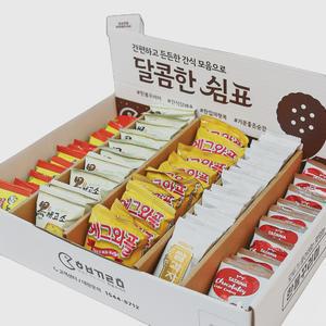 과자선물세트 간식꾸러미 단체선물 종합 간식 세트 1호 빈츠+로아커+... 1박스