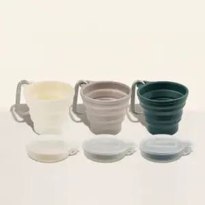 실리콘 하모니접이식 휴대컵 안전한 주방기구