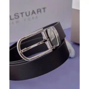 [NS홈쇼핑]JUBE5F072 질스튜어트 [선물BEST] 블랙 실버 버클 남자 가죽 벨트[35229603]