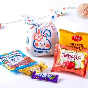 단체간식꾸러미 과자선물세트 소포장 구디백 유치원 학교 학생 수능 시험 응원 행사 미니간식C