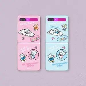 엠픽 러블리 베어 Z플립 유광 슬림 케이스 플립7