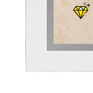 50cm*65cm 보석십자수 액자 모던화이트