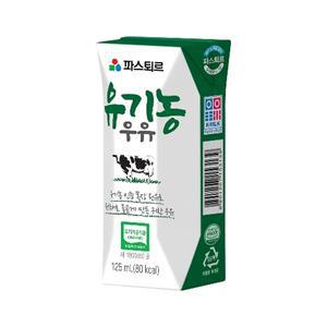 파스퇴르 유기농 우유 125ml x24개