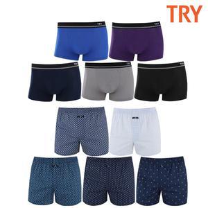 [TRY][무료배송]트라이 HMDXSS01 레이온 드로즈 10종/순면 트렁크 10종 택 1 (95-110사이즈)