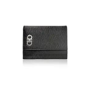 [선물포장] 페라가모 남성 명함 지갑 66-0371 0740946 /블랙&레드 (정품보증,A/S가능)