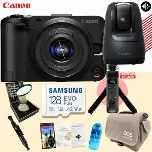 캐논 EOS R50 V 블랙+14-30 KIT + 아이리버 정품 OLED 무선 슈팅그립 포함 9종 크리에이터 패키지 128GB
