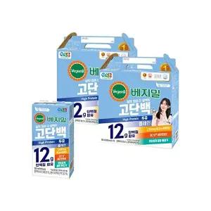[베지밀]베지밀 고단백두유 플레인 설탕무첨가 저당두유 190mlx32팩