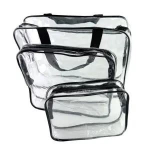 방수 비치백 물놀이 투명 PVC 가방 파우치 소 대형 방구