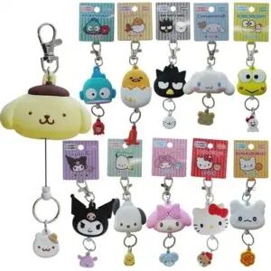 캐릭터 산리오 캐주얼 릴홀더 릴패스 필수템 키링 11 (WFI00YT)