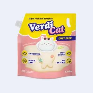 [펫레터] 베르디캣 벤토나이트 더스트프리 고양이모래 6.35kgx3개