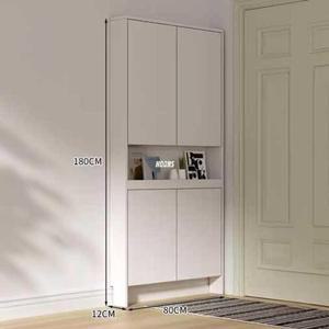 문뒤 수납장 집 화이트 서랍장 얇은 틈새 슬림 도어 좁은