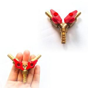 신주 Y자 Y형 3구 8MM 가스 호스 가스관 튜브 2 분기 분배기 분할 밸브 연결 커넥터 어댑터