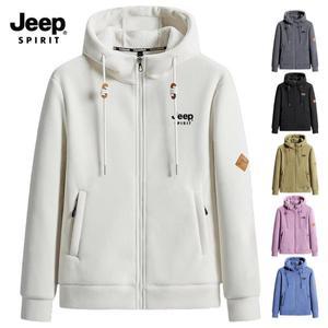 지프 JEEP SPIRIT 양털 후리스 안감 후드 집업 점퍼 겉감 기모 플리스 재킷JP23558