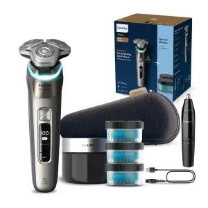 [필립스] i9000 시리즈 프레스티지 전기면도기 골드 오이스터 XP9203/71+코털제거기 NT1620/15