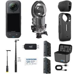 (추가금 없음) 인스타 360 X5 렌탈(대여)+방수하우징 셀카삼각부력봉 드론샷셀카봉1.5m 부산울산창원마산 인천/김해공항(전국택배및당일 가능) 사비캠 액션캠