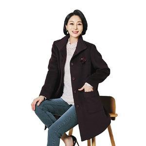 메)지젤 니트카라 포인트 알파카 코트1종