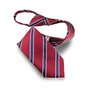 지퍼넥타이)7cm 자동 넥타이_GA7011/슬림/넥타이/고급/결혼식/남성/자동/사선/학예회/보라색/주니어/초등