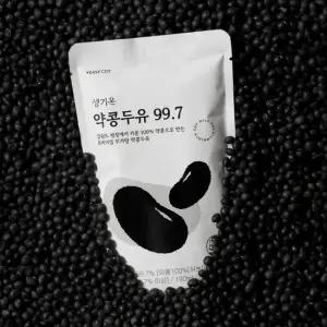 생기온 약콩두유 99.7  1박스 20포) - 무가당 무첨가 서목태 두유 식물성 단백질 100  평창산 약콩