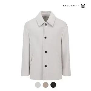 [프로젝트엠] 남성 울혼방 하프 발마칸 코트_EPD4CC1405