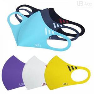 에어로실버 기능성원단 컬러 새부리형 3D 마스크 로고X 기능성 여름 컬러마스크