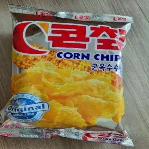 크라운 콘칩 군옥수수맛 70g 16개