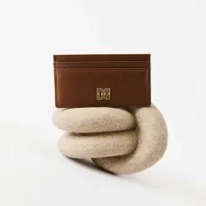 닥스 액세서리 여성 24FW [스테디셀러] 브라운 DD로고 소가죽 카드지갑 WCWA4F943W2