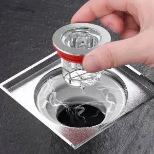 TC 양문형 하수구트랩 욕실 냄새제거 덮개 (WFJ96R7)