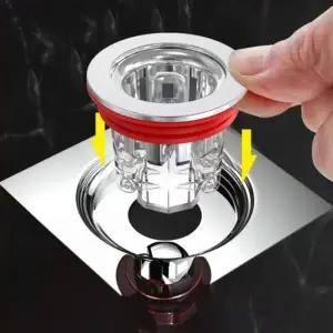 양문형 하수구 트랩 욕조 냄새차단 캡