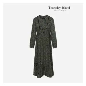 [써스데이아일랜드][Thursday Island] 레이스 믹스 롱 원피스(T236MOP546W)