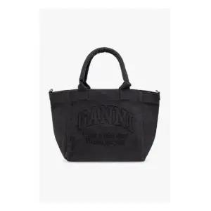 MUST IT_가니 코튼 로고 스몰 토트백 A5972 099