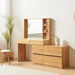 [비밀특가] 파로마 실비아 확장형 콘솔서럽장 화장대 1000