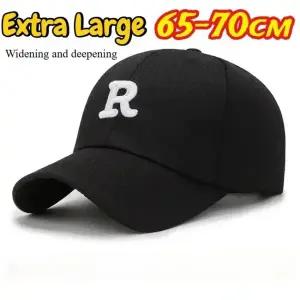 61 62 63 64 65 호 빅사이즈 모자 야구 군모  60-65cm 63-70cm 빅 헤드 남자 여자 소프트 탑 코튼 대형 R