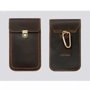 핸드폰 가죽 베스트 미니 심플 패션 신상 허리 파우치 (WFJDT16)