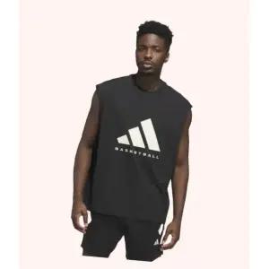 아디다스 ADIDAS 바스켓볼 슬리브리스 티 블랙 JX5586 348243