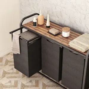 이동식빨래바구니 3단 선반 대용량 바스켓 다용도