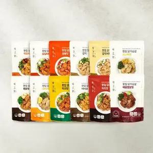 바르닭 한입 닭가슴살 12종 10팩 골라담기