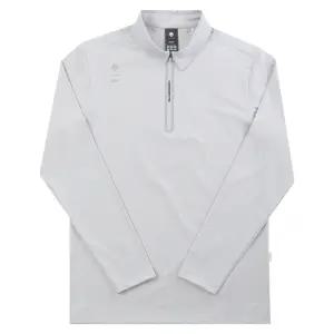 데상트골프 남성 Y에리 집업 긴팔 티셔츠 DQ32MFTL95 LGYG