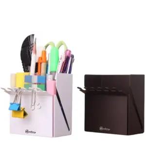 냉장고 현관문 칠판 부착 자석 철제 정리함 보관함 현관 포켓 책상 자석 펜 꽂이 자석바구니 열쇠 걸이 바