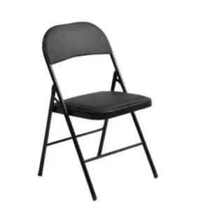 심플 간이의자 회의실 등받이 폴딩 가죽 체어 접이식 행사장