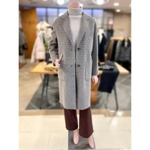 올앤선드리 세이브존01 핸드메이드 울 블랜드 체크 코트 A4WAH881