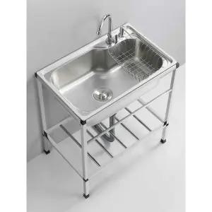 스텐 개수대 싱크대 간이싱크대 스텐 주방 소형 조리대