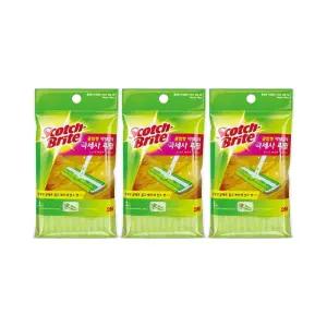 3M 클립형 막대걸레 극세사 리필 2매 x 3개