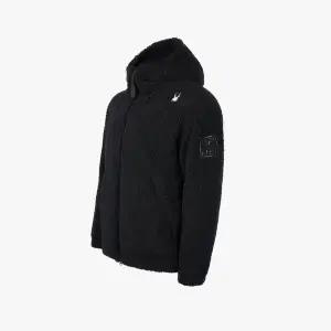 [스파이더](센텀시티점) 공용 플리스 패딩 후드 자켓 SPIWCNJK301UBLK