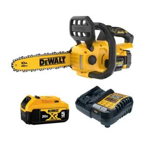 디월트 DCMCS565P1 충전 체인톱 254mm 20V 5.0Ah 배터리 1개 세트