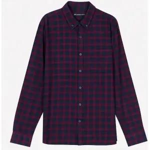 [롯데백화점]뱅뱅 남녀공용 체크 긴팔 면 남방 (NSE651)