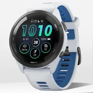 가민 포러너 265 러닝 GPS 스마트워치 화이트, 46mm