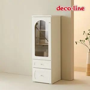 코넬 버터 유리도어 틈새 장식장 수납장 400 DGJ088C (착불)