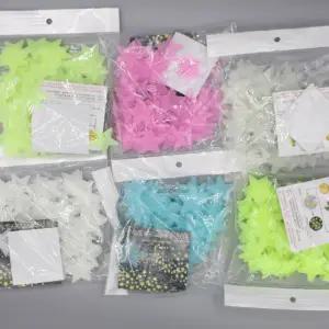 벽 천장 인테리어 형광 야광 별 스티커 방 꾸미기 1봉지(100개)