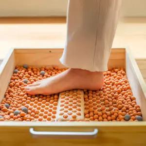 소망 플러스 황토볼 발지압 / 미끄럼 방지 안전 특허 / 맨발걷기 / 실리콘 양말 무료 증정